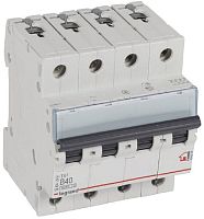 Выключатель автоматический Legrand TX3 6000 4п 40А B 6кА картинка